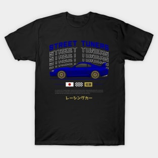 Street Tuner Blue Supra mk4 JDM T-Shirt